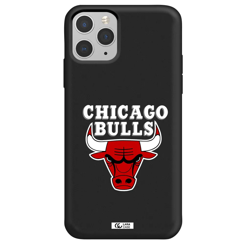 Chicago Bulls Apple iPhone 11 pro Silicone black Case