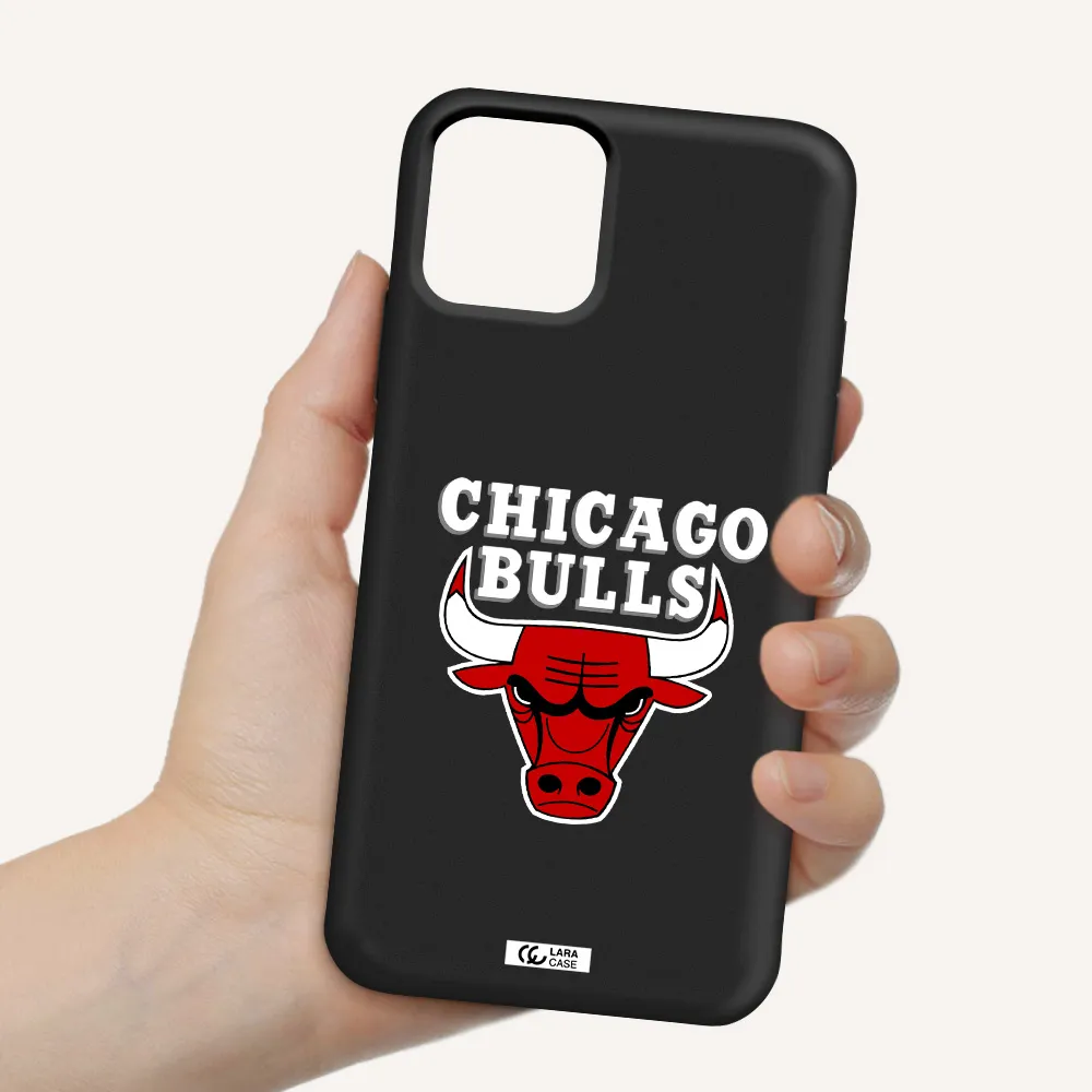 Chicago Bulls Apple iPhone 11 pro Silicone black Case
