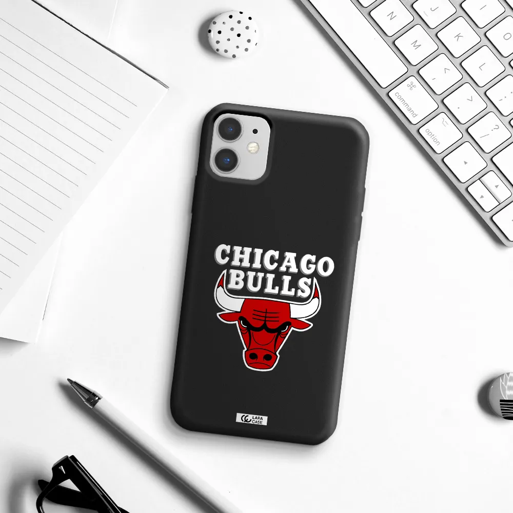 Chicago Bulls Apple iPhone 11 Silicone black Case