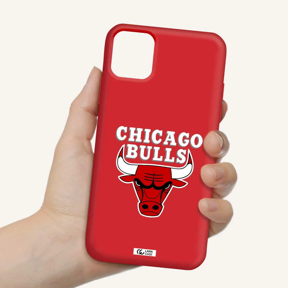 Chicago Bulls Apple iPhone 11 Silicone Imperial Red Case