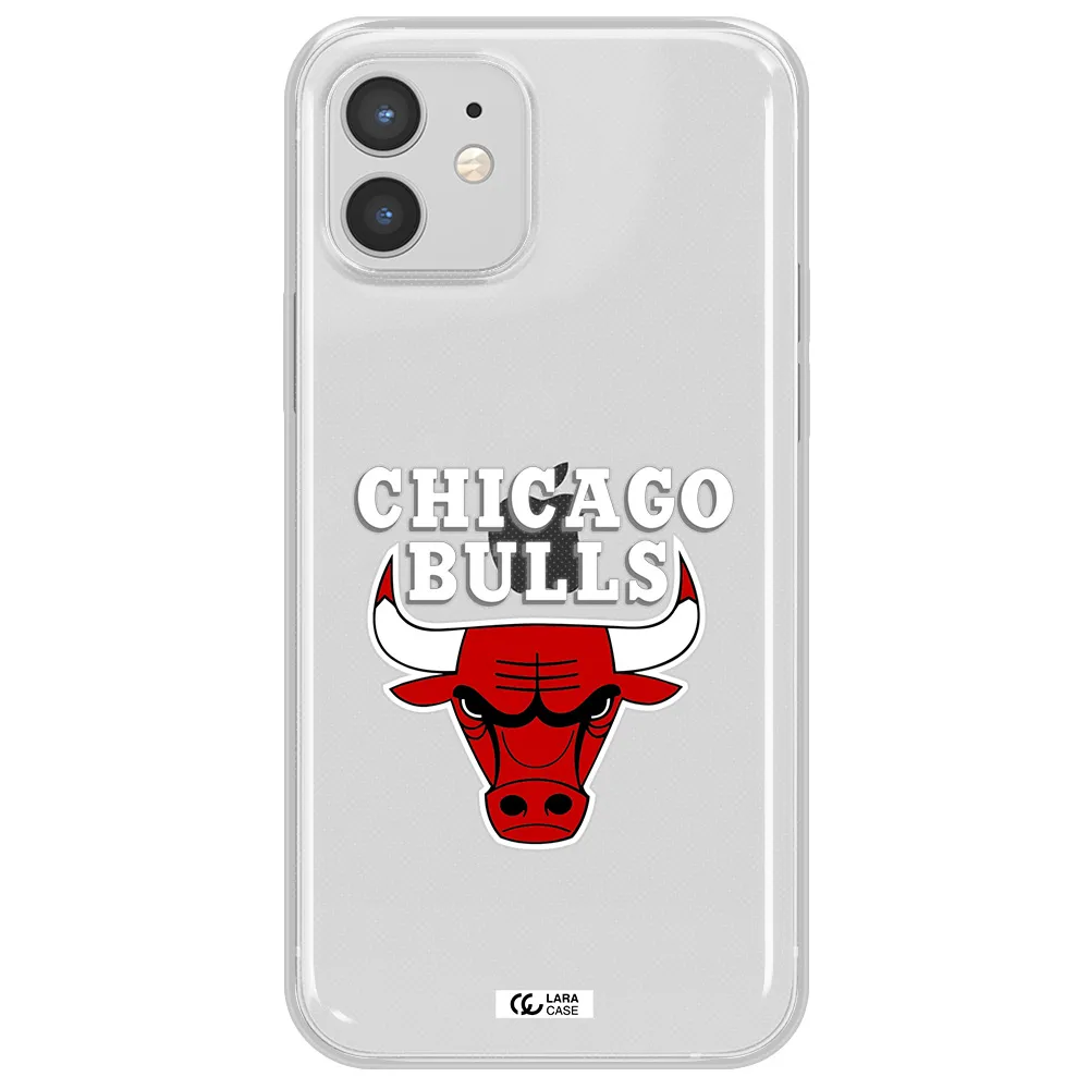Chicago Bulls Apple iPhone 12 mini Clear TPU Case