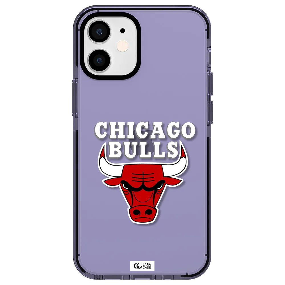 Chicago Bulls Apple iPhone 12 mini impact Lilac Case