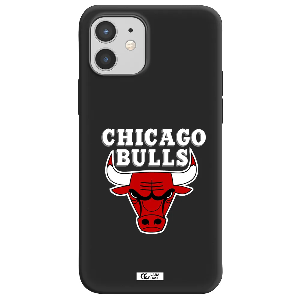 Chicago Bulls Apple iPhone 12 mini Silicone black Case