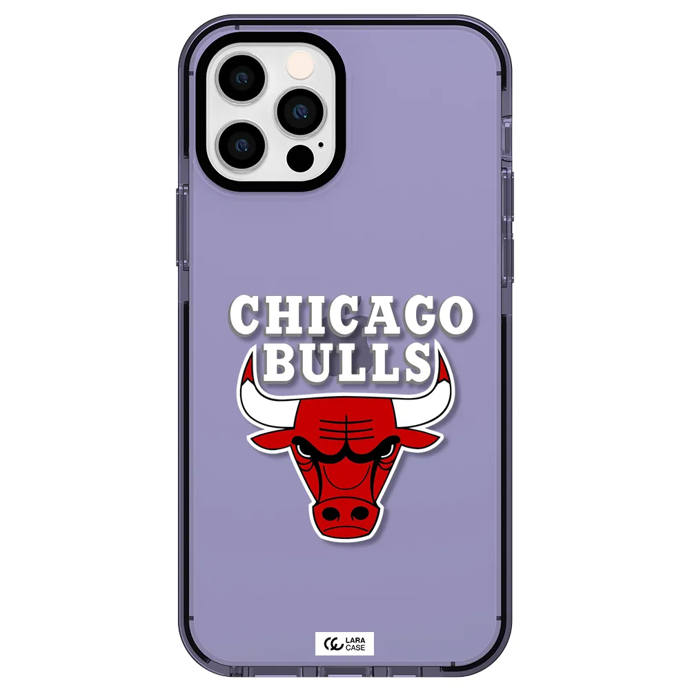 Chicago Bulls Apple iPhone 12 pro impact Lilac Case