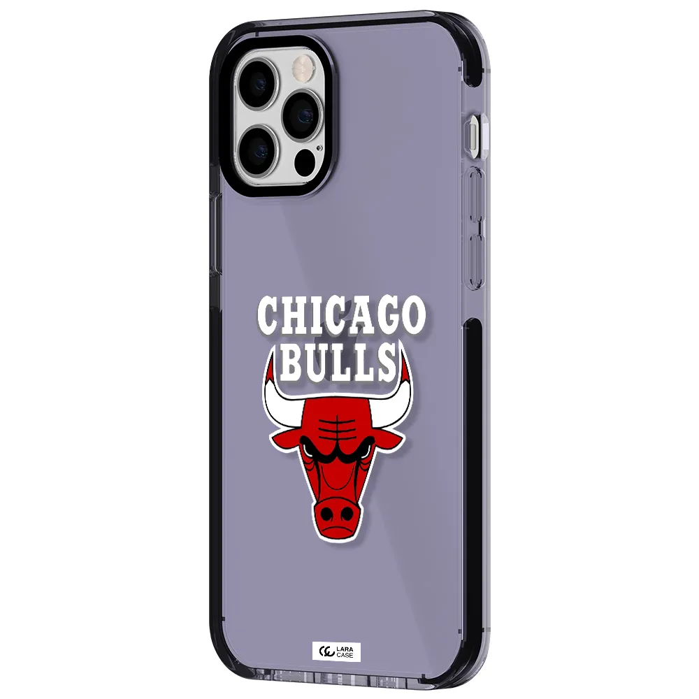Chicago Bulls Apple iPhone 12 pro impact Lilac Case