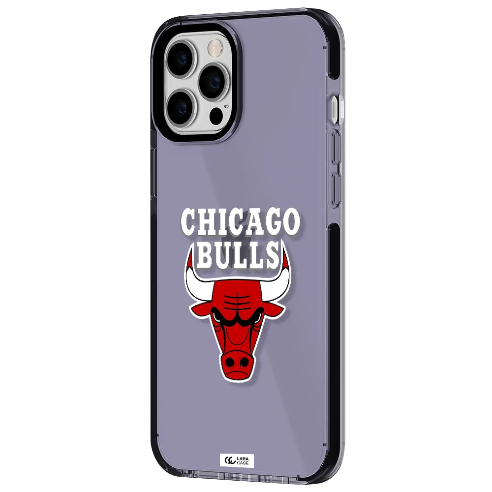 Chicago Bulls Apple iPhone 12 pro max impact Lilac Case