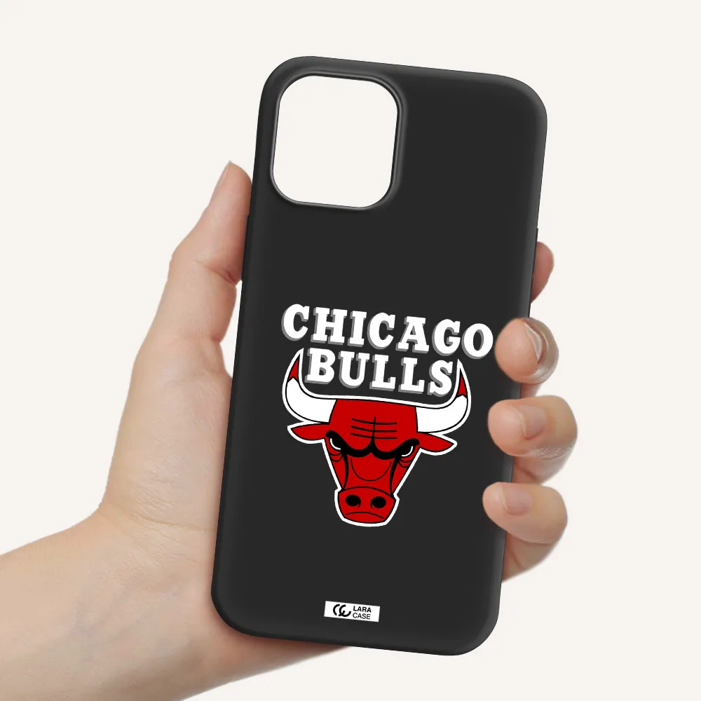 Chicago Bulls Apple iPhone 12 pro Silicone black Case