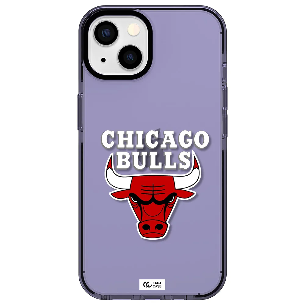 Chicago Bulls Apple iPhone 13 impact Lilac Case
