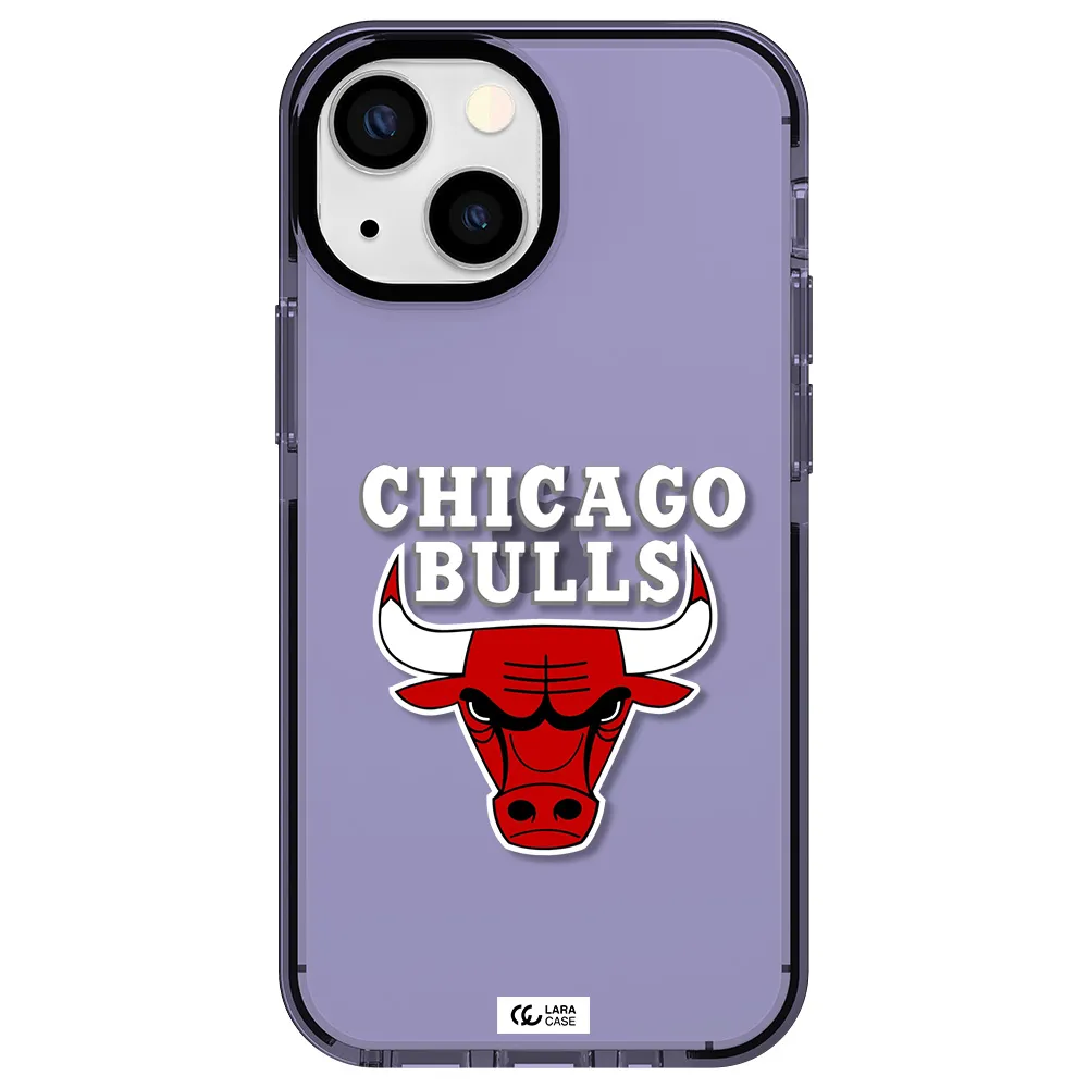 Chicago Bulls Apple iPhone 13 mini impact Lilac Case