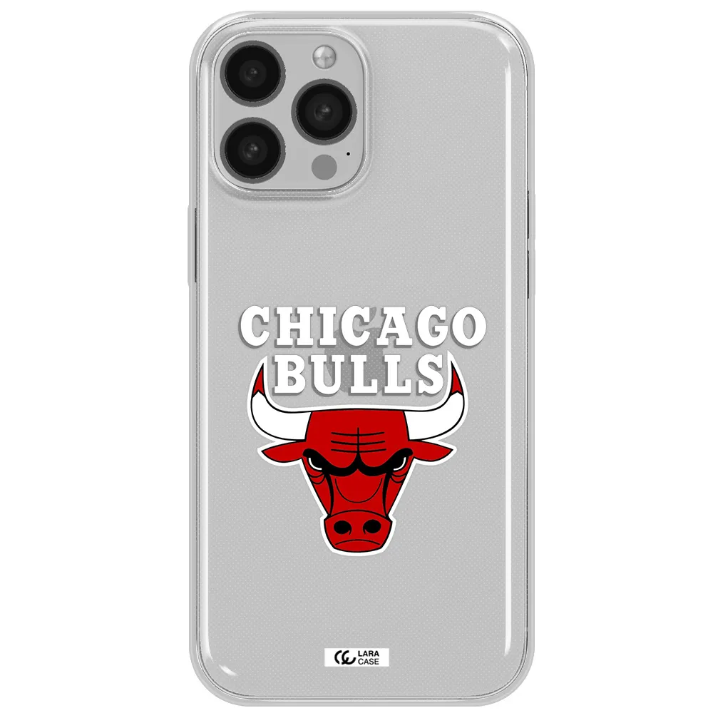 Chicago Bulls Apple iPhone 13 Pro Clear TPU Case