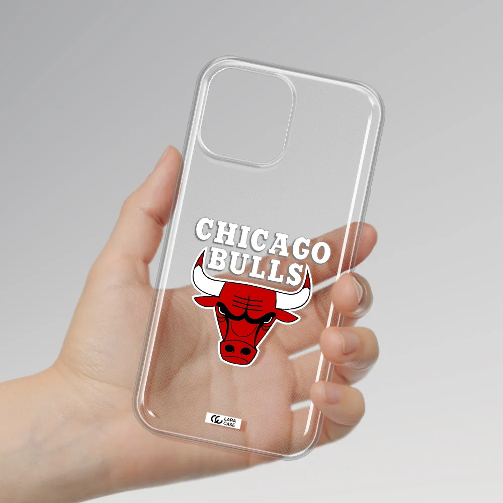 Chicago Bulls Apple iPhone 13 Pro Clear TPU Case