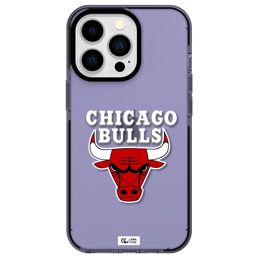 Chicago Bulls Apple iPhone 13 Pro impact Lilac Case