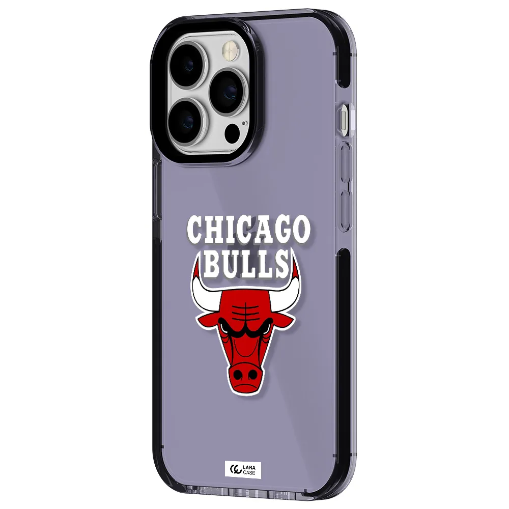 Chicago Bulls Apple iPhone 13 Pro impact Lilac Case