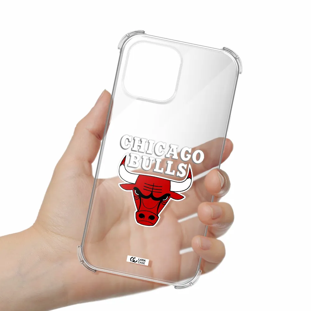 Chicago Bulls Apple iPhone 13 Pro Max Clear PC Case