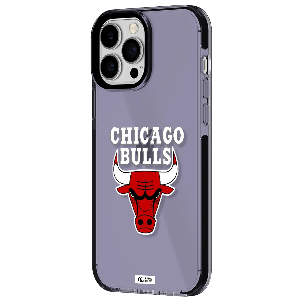 Chicago Bulls Apple iPhone 13 Pro Max impact Lilac Case
