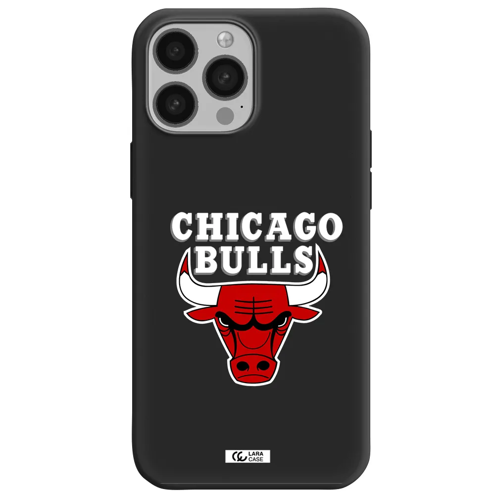Chicago Bulls Apple iPhone 13 Pro Silicone black Case