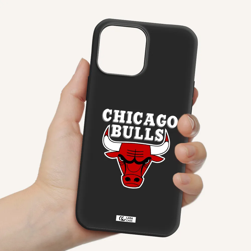Chicago Bulls Apple iPhone 13 Pro Silicone black Case