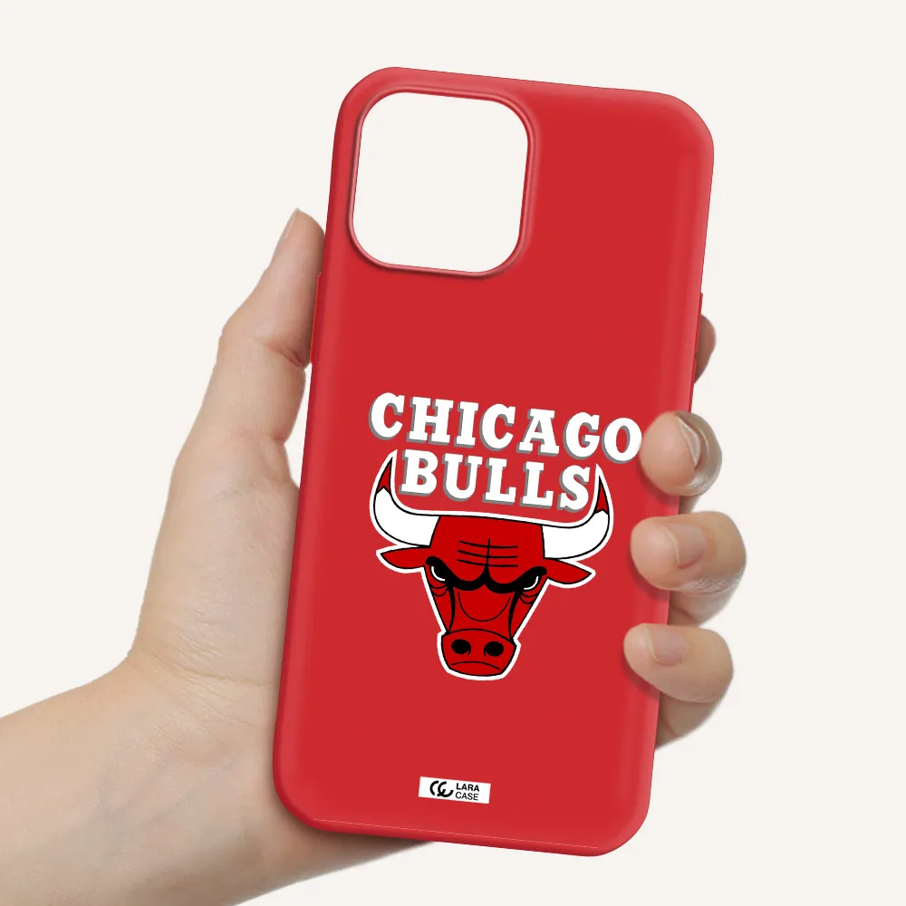 Chicago Bulls Apple iPhone 13 Pro Silicone Imperial Red Case