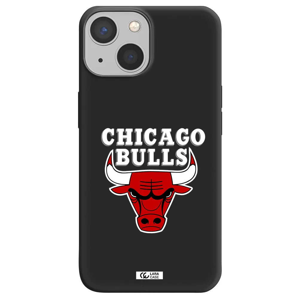Chicago Bulls Apple iPhone 13 Silicone black Case