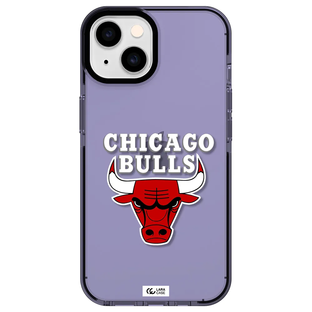 Chicago Bulls Apple iPhone 14 impact Lilac Case