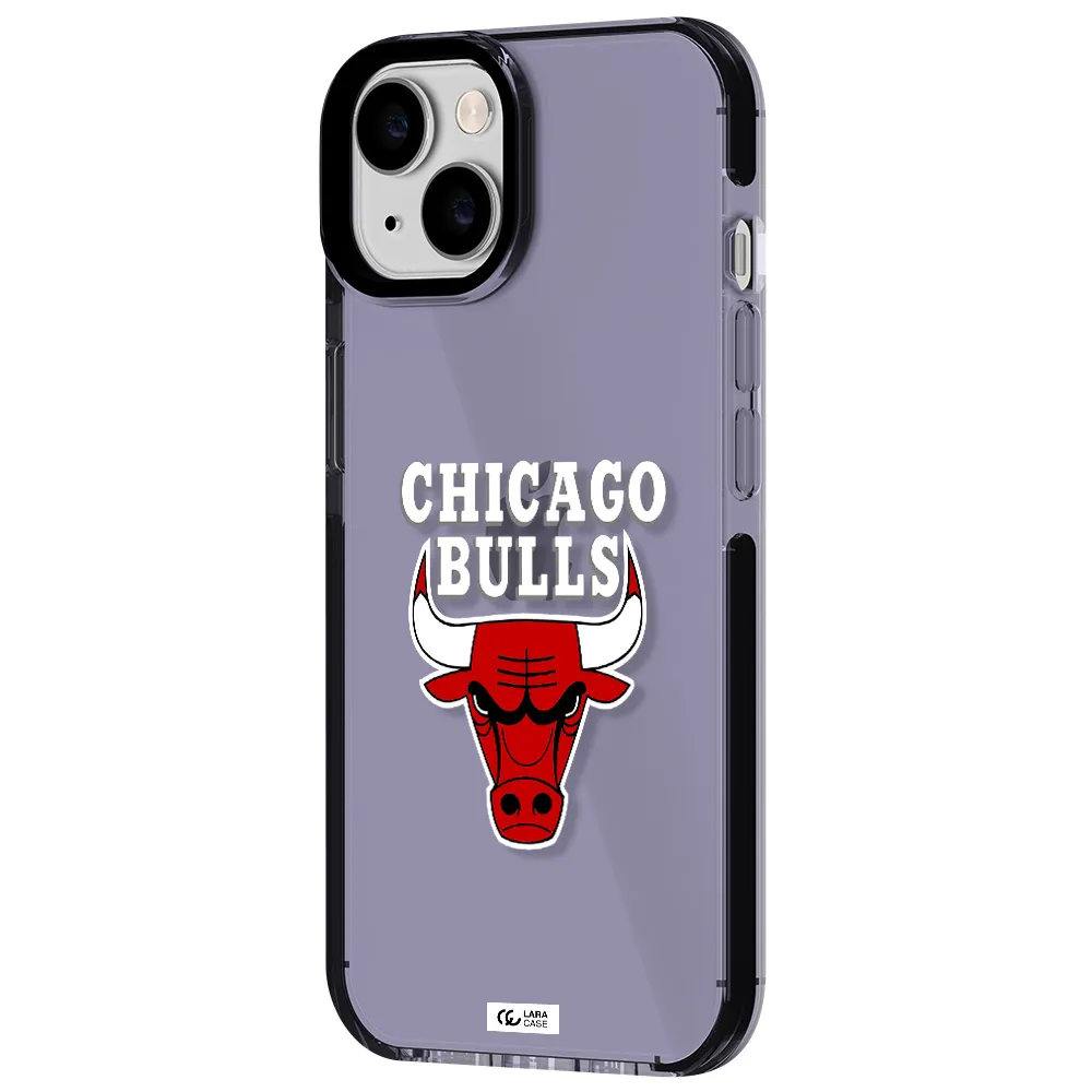 Chicago Bulls Apple iPhone 14 impact Lilac Case