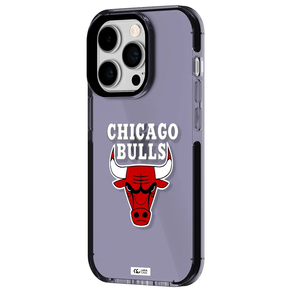 Chicago Bulls Apple iPhone 14 pro impact Lilac Case
