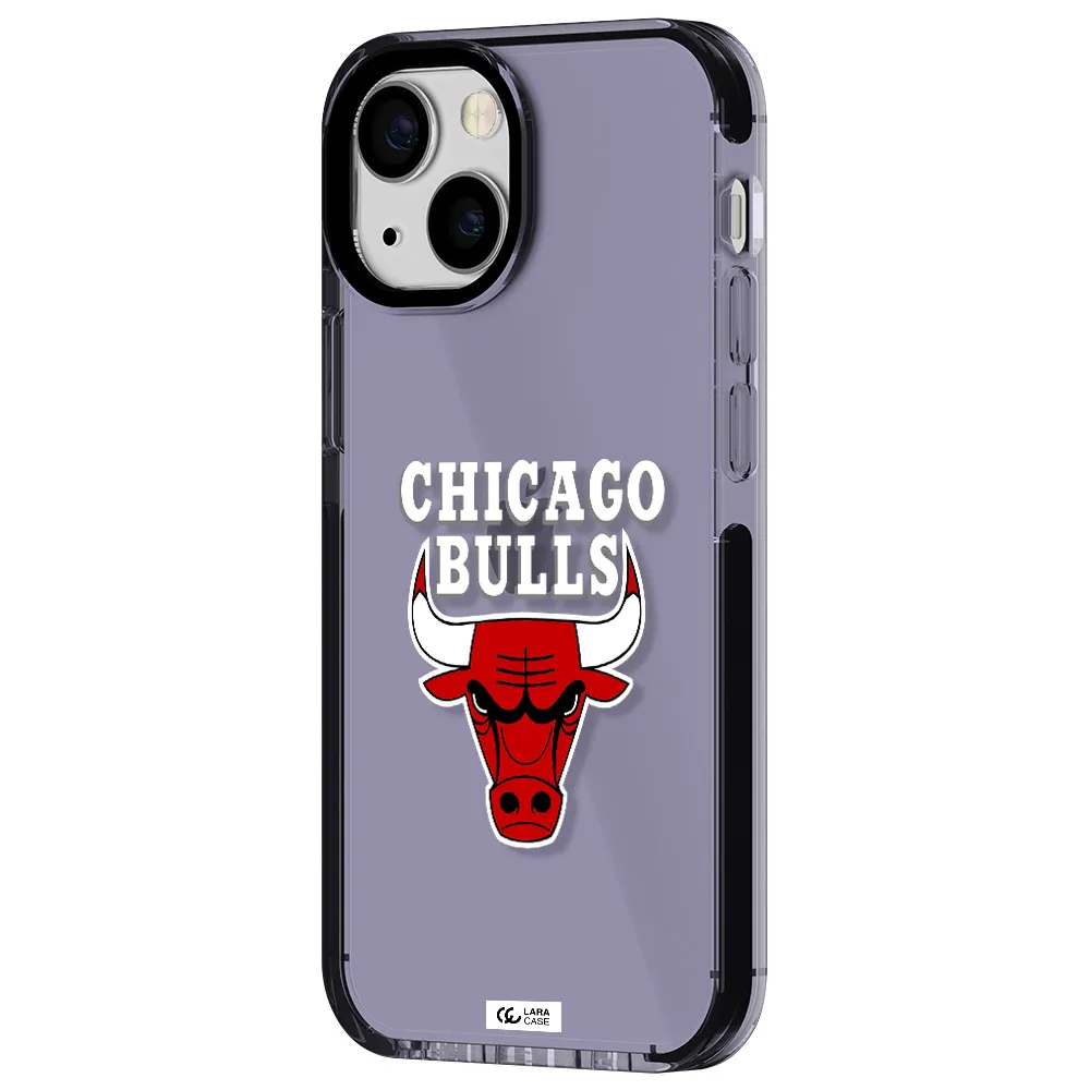 Chicago Bulls Apple iPhone 15 impact Lilac Case