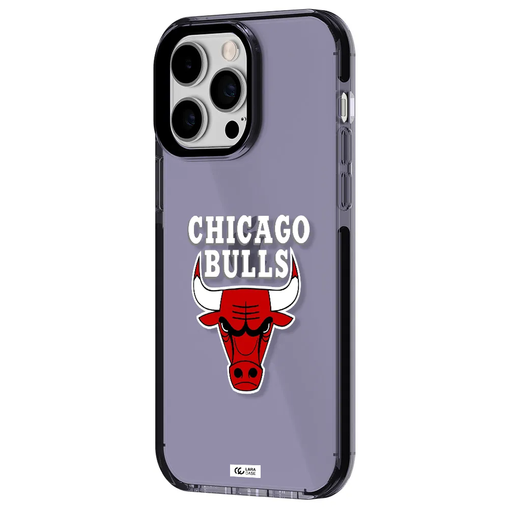 Chicago Bulls Apple iPhone 15 Pro Max impact Lilac Case