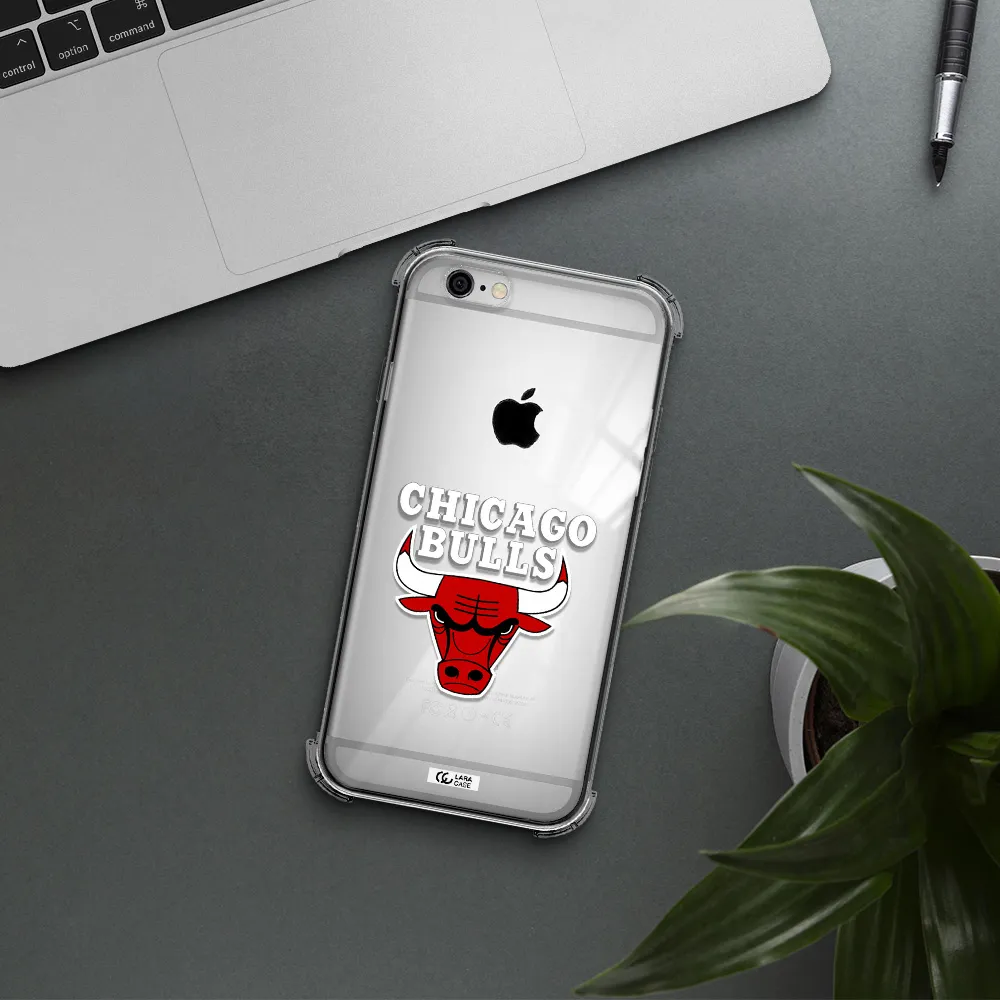 Chicago Bulls Apple iPhone 6 Clear PC Case