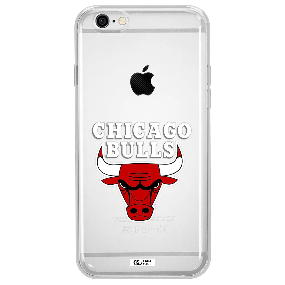 Chicago Bulls Apple iPhone 6 plus Clear TPU Case