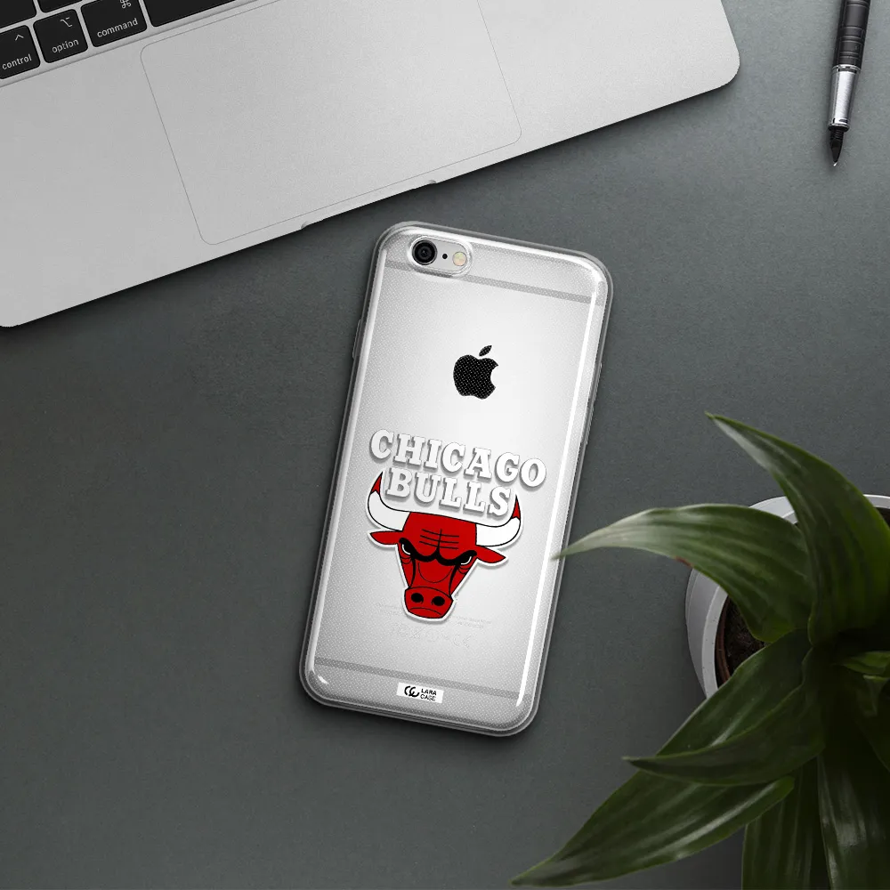 Chicago Bulls Apple iPhone 6 plus Clear TPU Case
