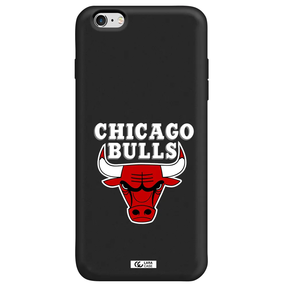 Chicago Bulls Apple iPhone 6 s plus Silicone black Case
