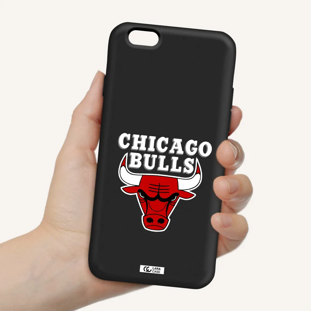 Chicago Bulls Apple iPhone 6 Silicone black Case