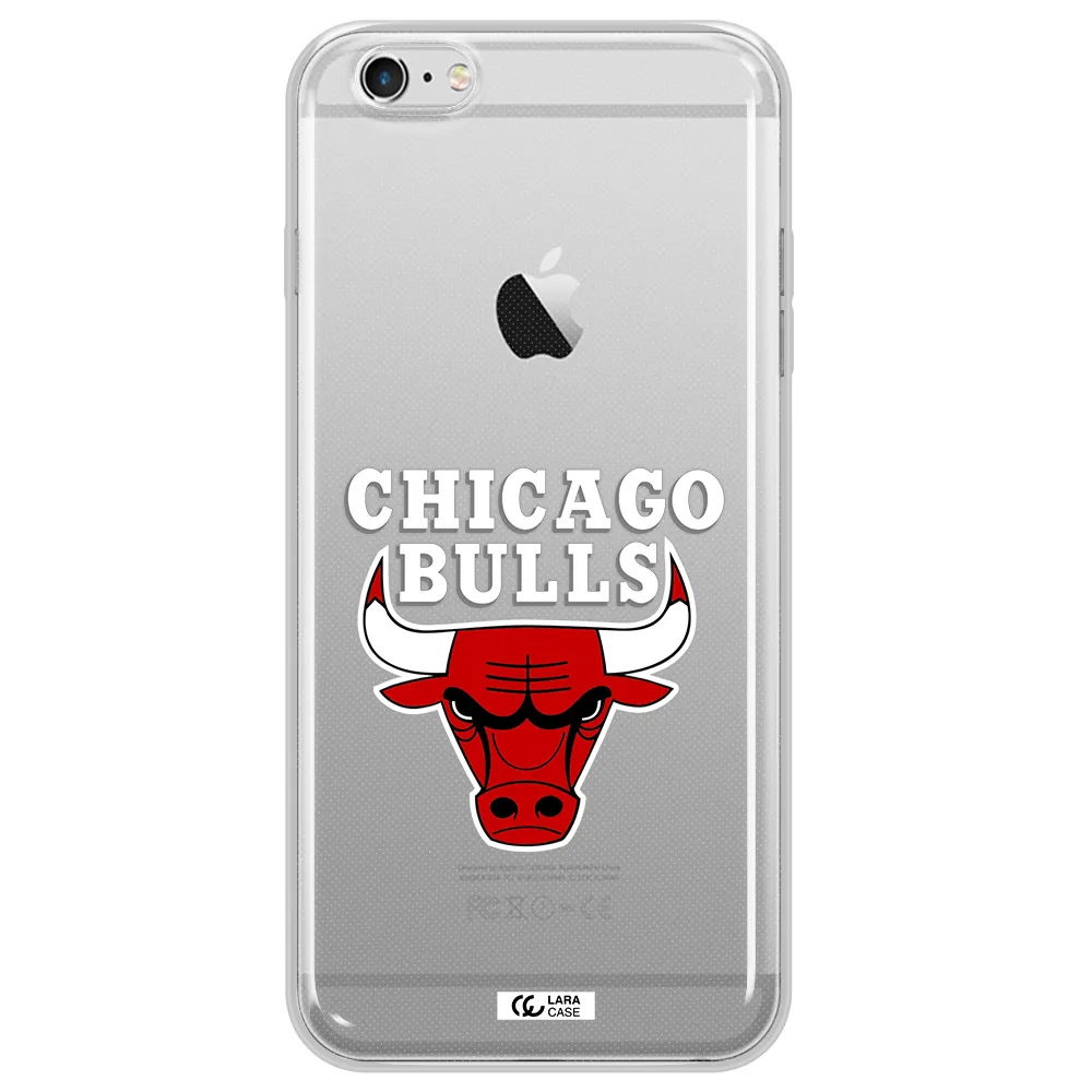 Chicago Bulls Apple iPhone 6S Clear TPU Case