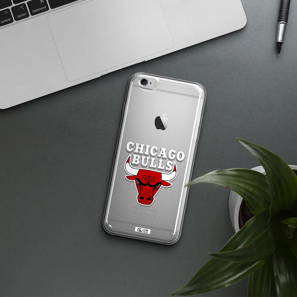 Chicago Bulls Apple iPhone 6S Clear TPU Case