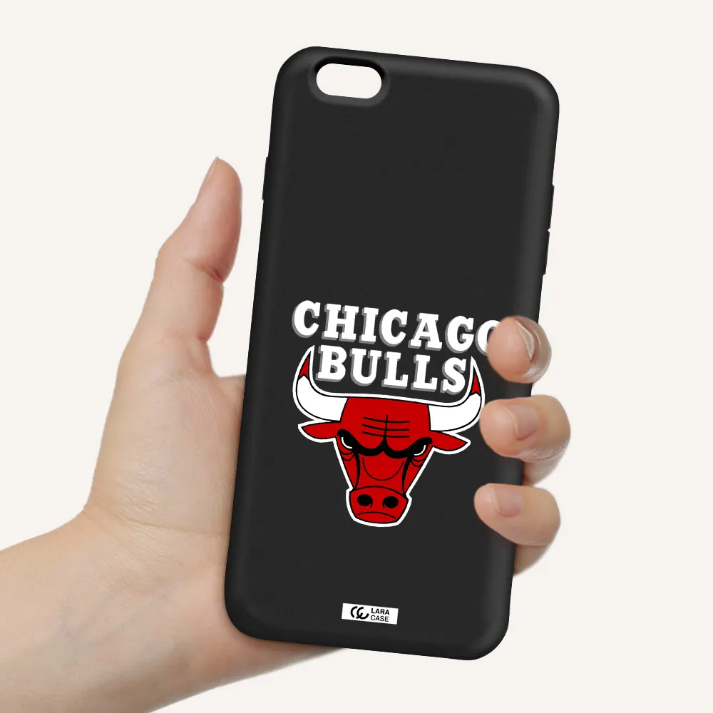 Chicago Bulls Apple iPhone 6S Silicone black Case