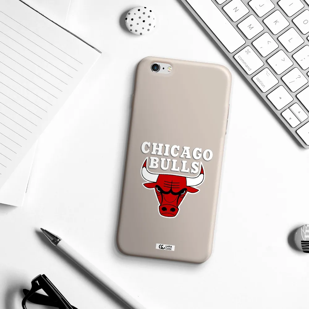 Chicago Bulls Apple iPhone 6S Silicone Stone Case