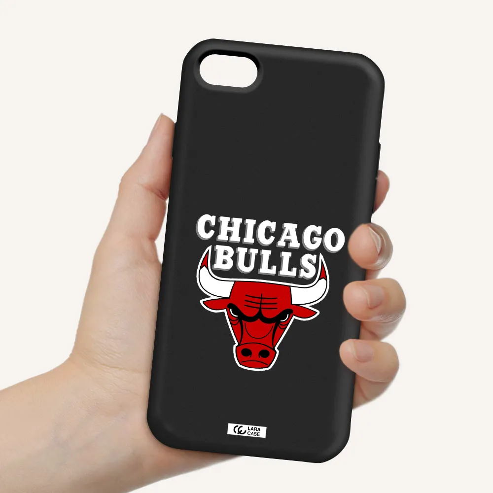 Chicago Bulls Apple iPhone 7 Silicone black Case