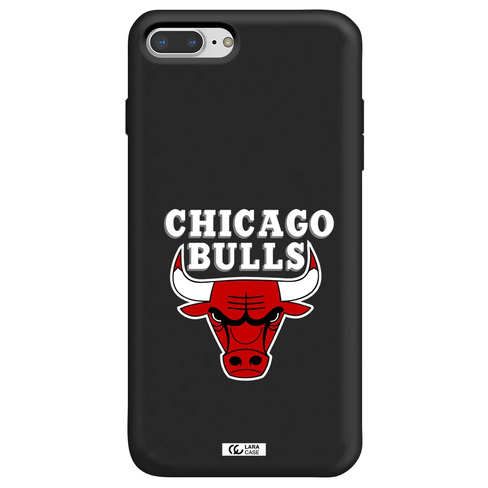 Chicago Bulls Apple iPhone 8 plus Silicone black Case