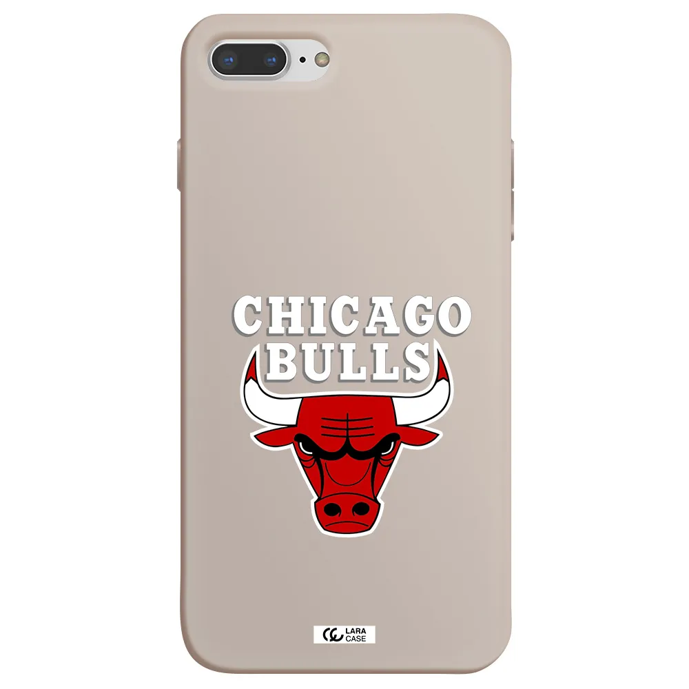 Chicago Bulls Apple iPhone 8 plus Silicone Stone Case