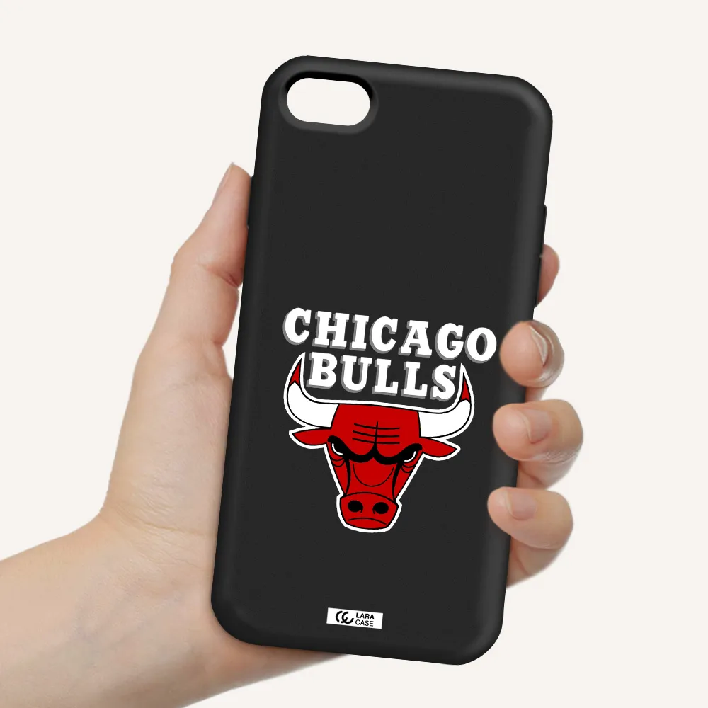 Chicago Bulls Apple iPhone 8 Silicone black Case