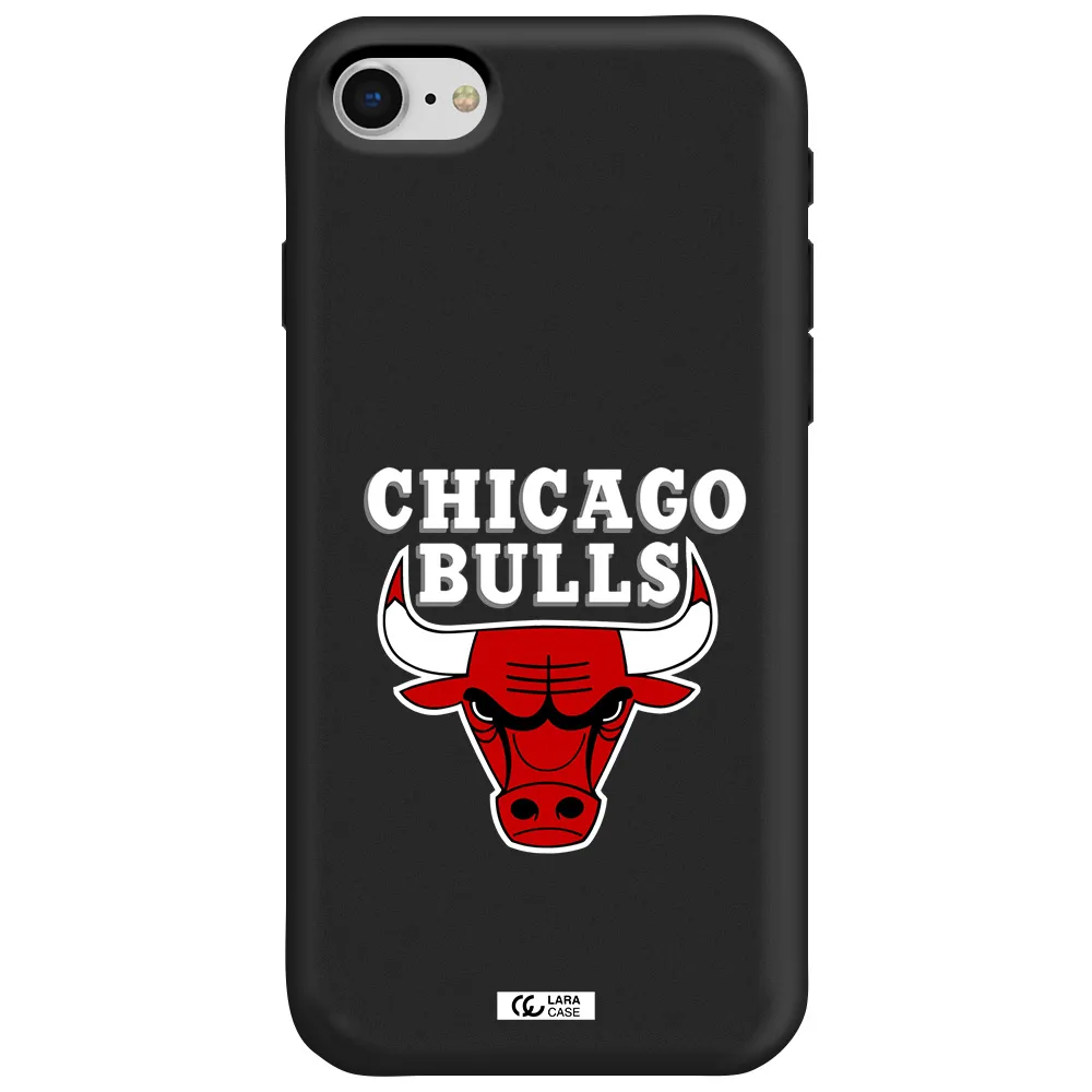 Chicago Bulls Apple iPhone se 2020 Silicone black Case