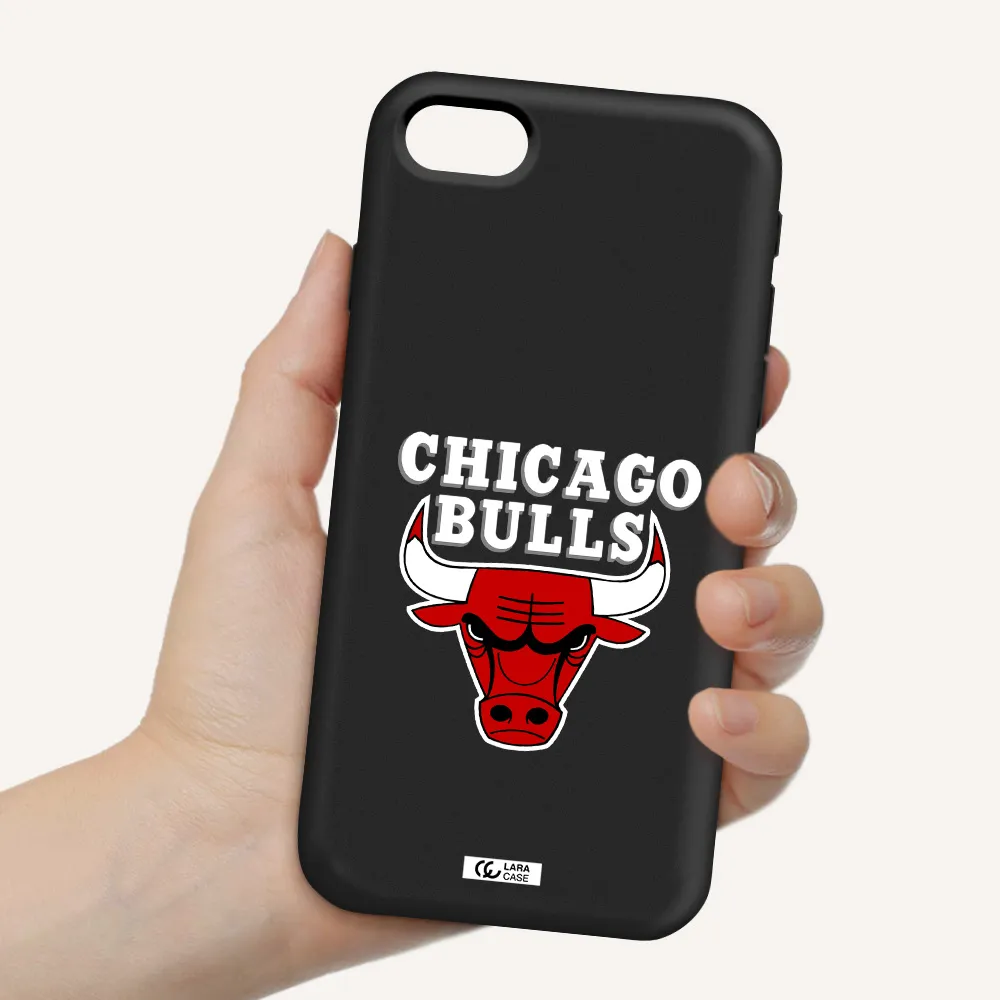 Chicago Bulls Apple iPhone se 2020 Silicone black Case