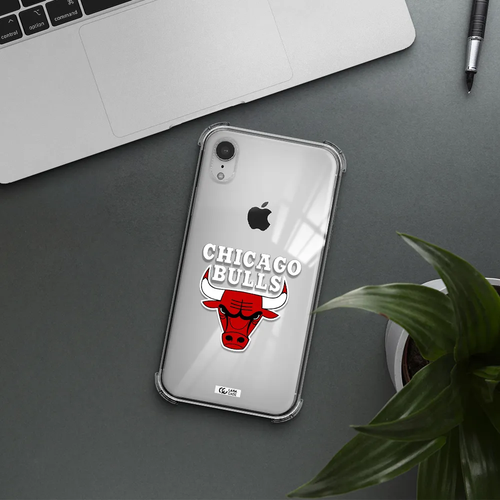 Chicago Bulls Apple iPhone XR Clear PC Case