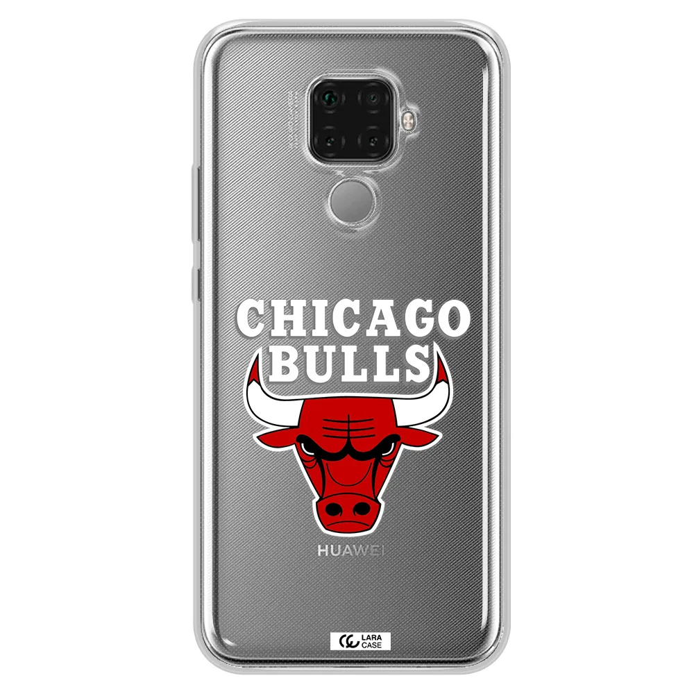 Chicago Bulls Huawei Mate 30 Lite Clear TPU Case