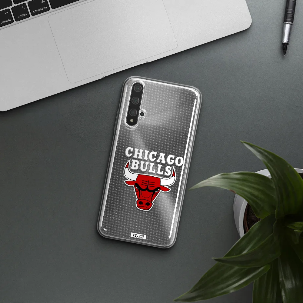 Chicago Bulls Huawei Nova 5t Clear TPU Case