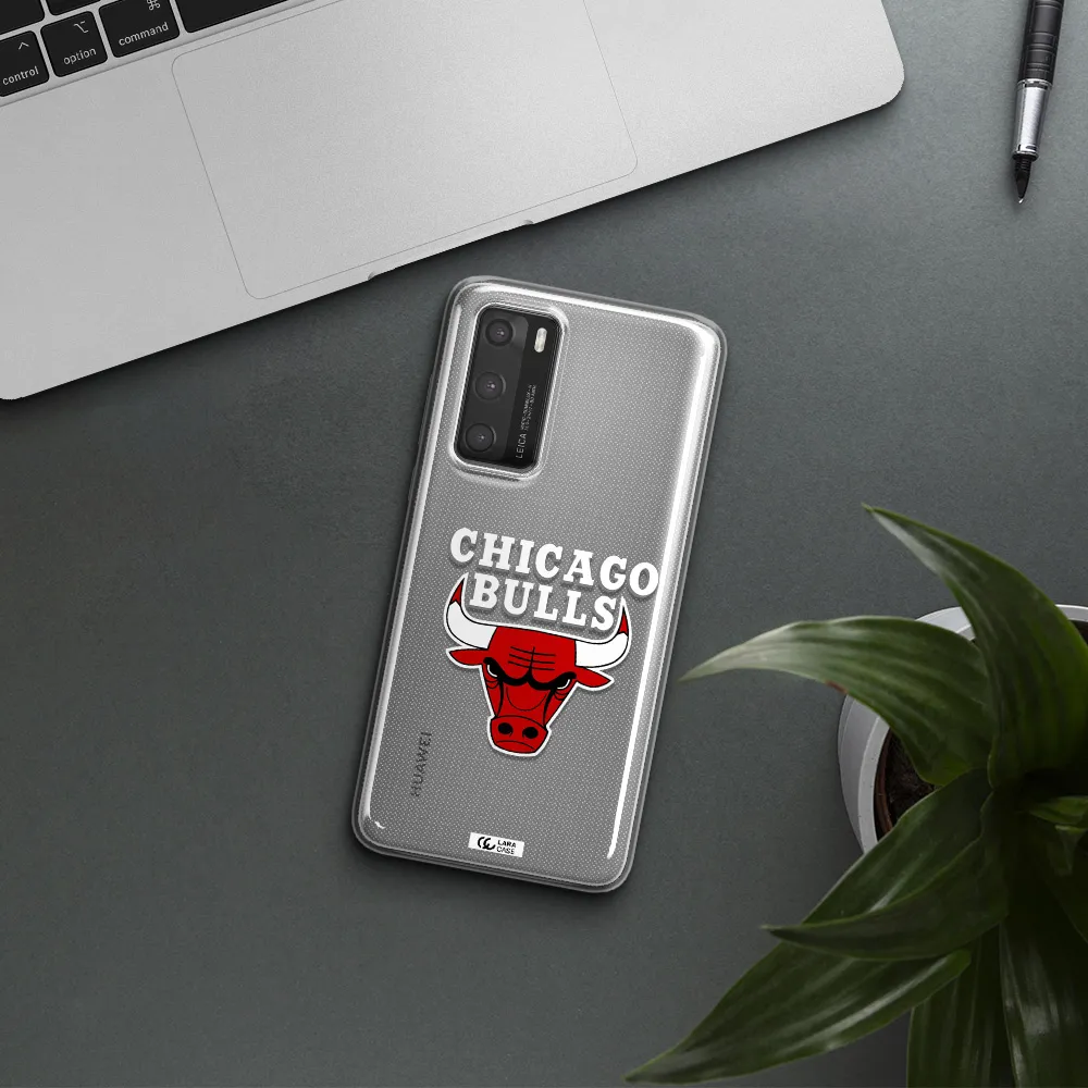 Chicago Bulls Huawei P40 Clear TPU Case