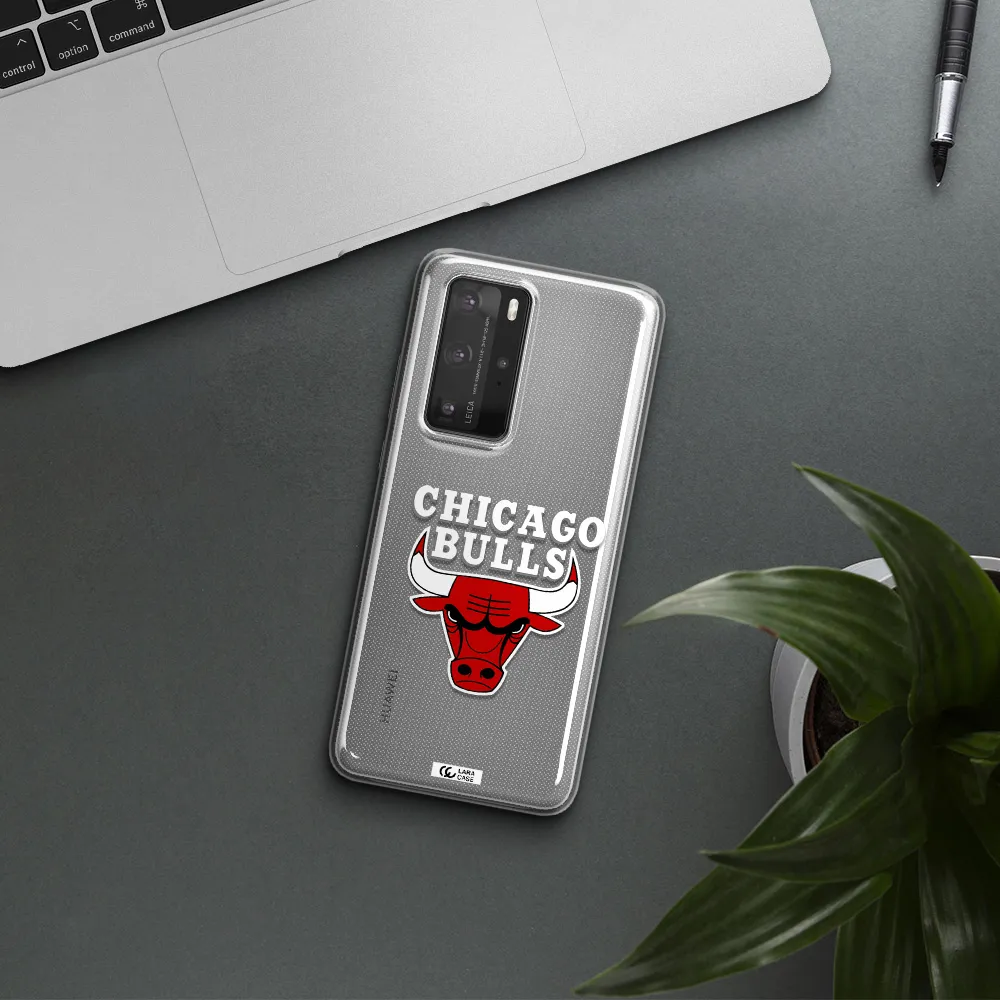 Chicago Bulls Huawei P40 Pro Clear TPU Case