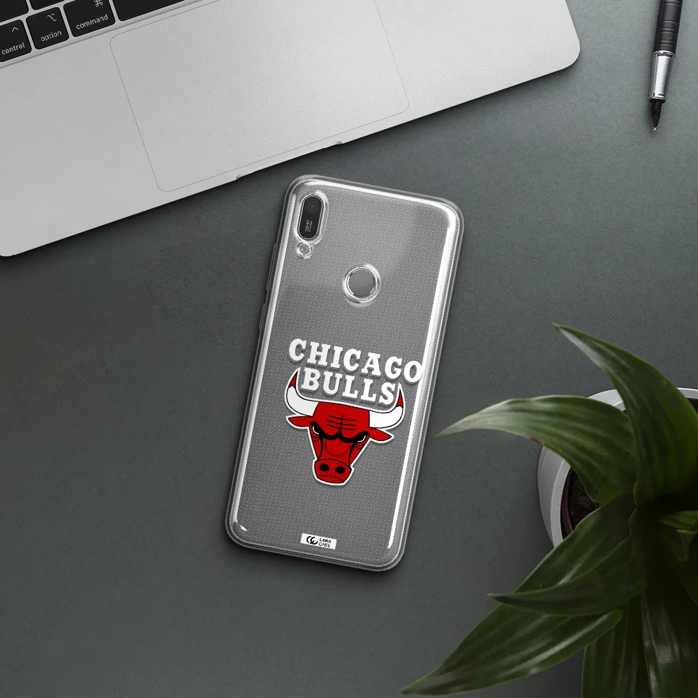 Chicago Bulls Huawei Y6 2019 Clear TPU Case