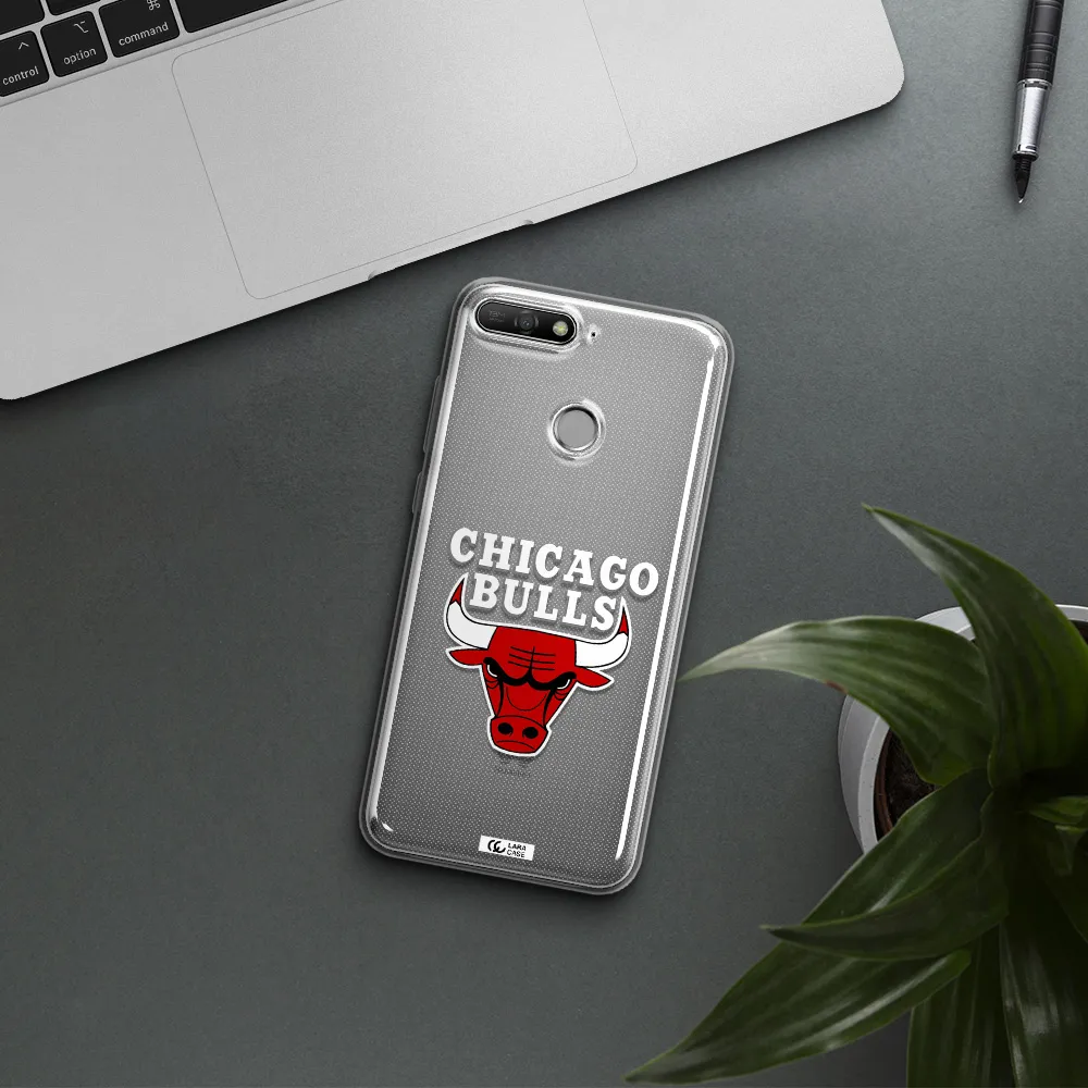 Chicago Bulls Huawei Y6 Prime 2018 Clear TPU Case